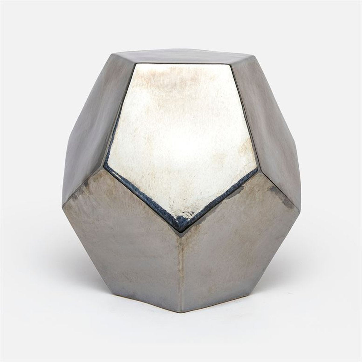 Made Goods Cole Ceramic Dodecahedron Outdoor Stool