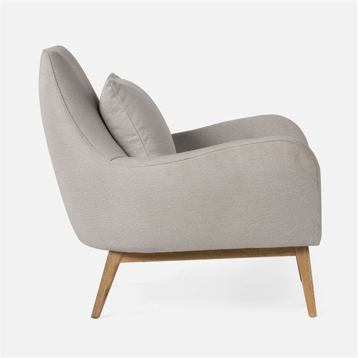 Made Goods Colten Lounge Chair in Cerused White Oak