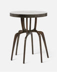 Made Goods Cyrano Metal Accent Table in Zinc Metal