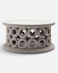 Made Goods Dagen Concrete Round Outdoor Coffee Table
