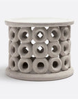 Made Goods Dagen Concrete Round Outdoor Side Table