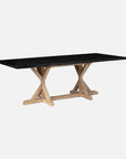 Made Goods Dane Rectangular Dining Table in Faux Horn