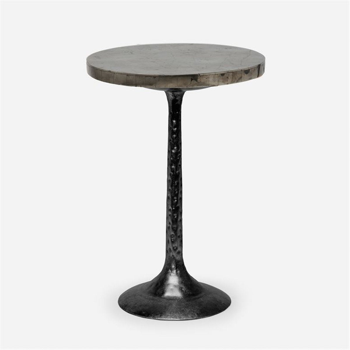 Made Goods Delancy Bistro Side Table in Pyrite
