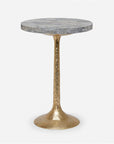 Made Goods Delancy Bistro Side Table in Stone