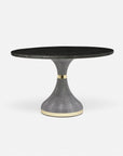 Made Goods Elis Dining Table in Faux Horn