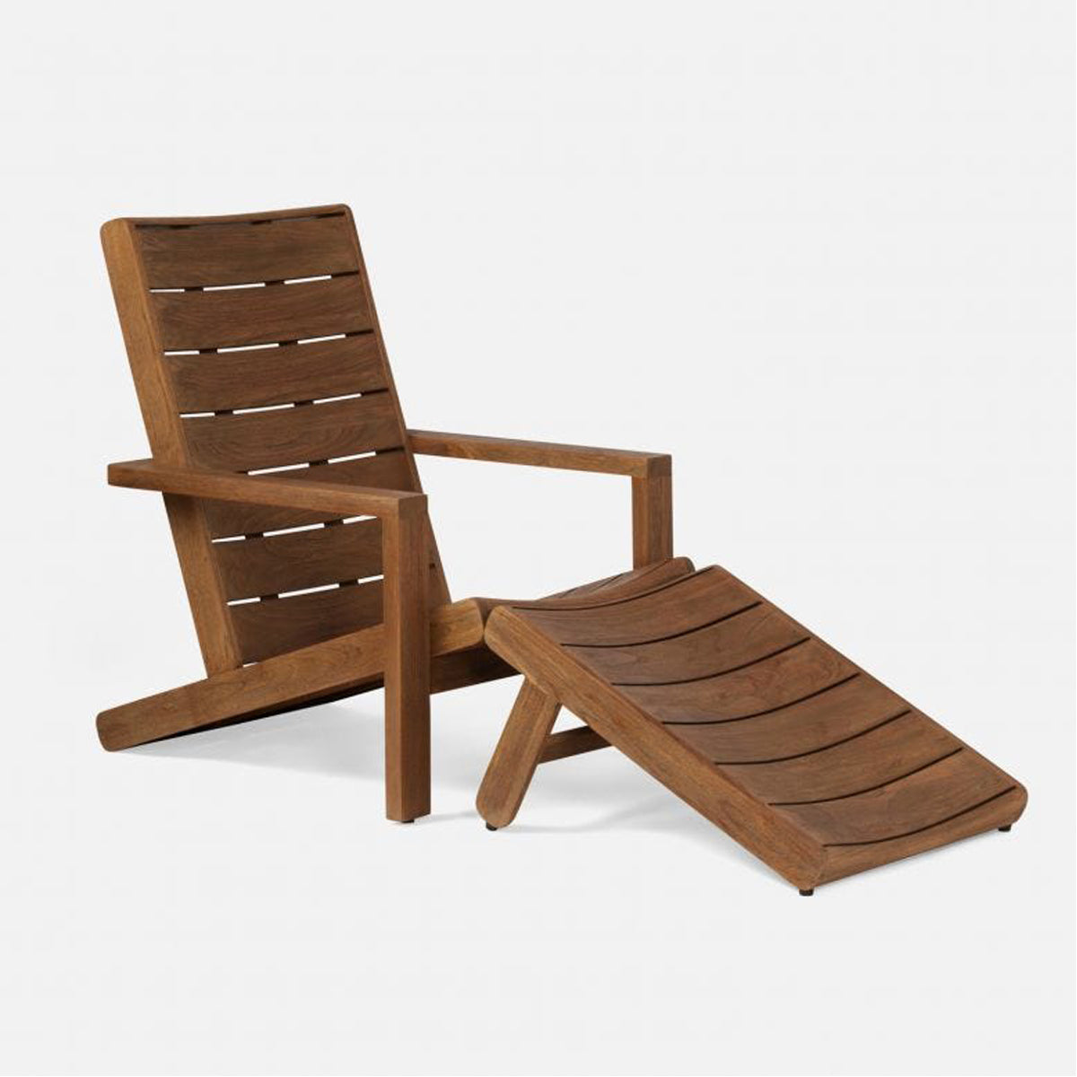 Made Goods Endecott Modern Teak Outdoor Lounge Chair