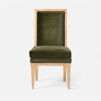 Made Goods Evan Dining Chair in Bassac Shagreen Leather