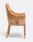Made Goods Everett Olive Ash Arm Chair in Marano Wool-On Lambskin