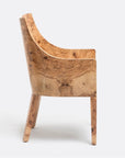 Made Goods Everett Olive Ash Arm Chair in Brenta Cotton/Jute