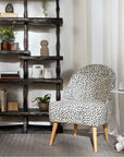Made Goods Felder Petite Lounge Chair in Cerused White Oak