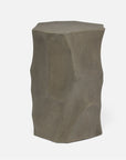 Made Goods Galten Outdoor Stool with Faceted Surface