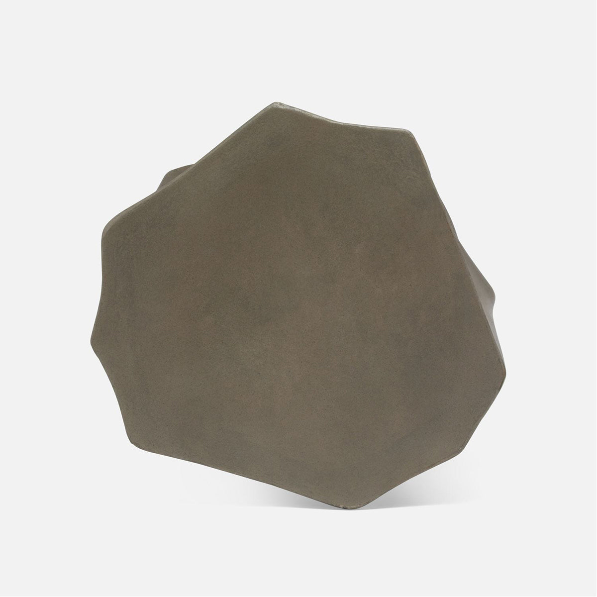 Made Goods Galten Outdoor Stool with Faceted Surface