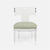 Made Goods Gibson Acrylic Wingback Dining Chair in Aras Mohair