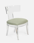 Made Goods Gibson Acrylic Wingback Dining Chair in Liard Cotton Velvet