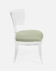 Made Goods Gibson Acrylic Wingback Dining Chair in Havel Velvet