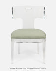 Made Goods Gibson Acrylic Wingback Dining Chair in Havel Velvet