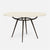 Made Goods Grace Pitted Iron Dining Table in Faux Belgian Linen