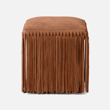 Made Goods Hallie Stool in Aged Camel Suede