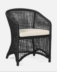 Made Goods Helena Open-Weave Barrel Outdoor Dining Chair in Pagua