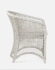 Made Goods Helena Open-Weave Barrel Outdoor Dining Chair in Alsek