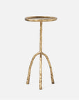 Made Goods Hester Accent Table in Antiqued Gold Leaf