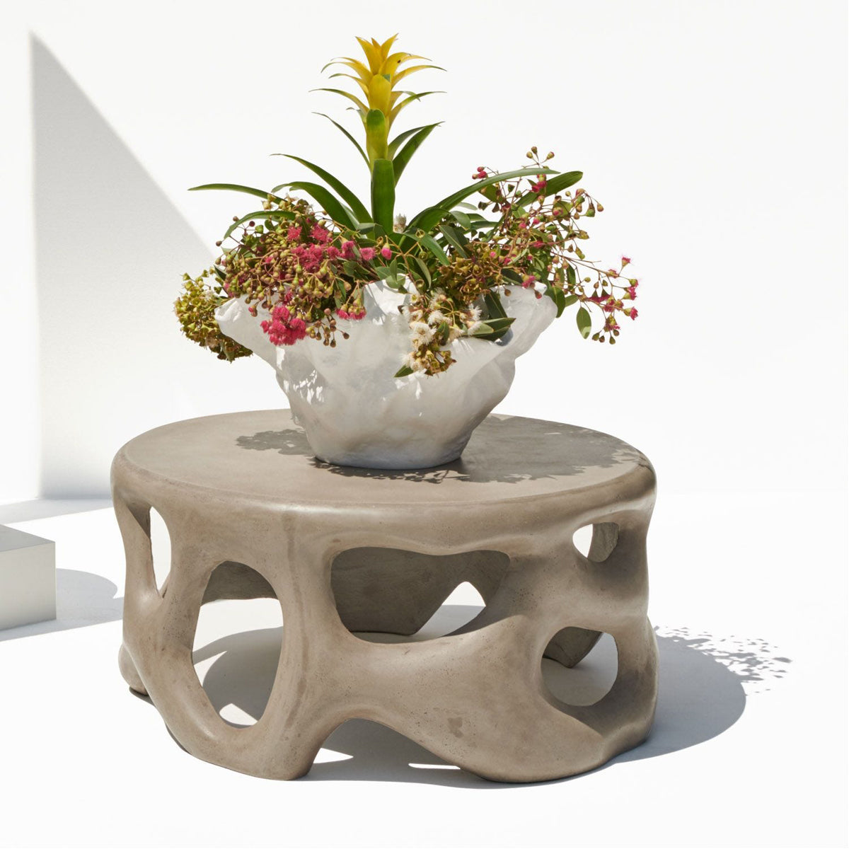 Made Goods Hyde Sculptural Concrete Outdoor Coffee Table