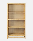 Made Goods Isla Woven Rattan Bookcase