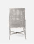 Made Goods Isla Woven Rattan Dining Chair in Nile Fabric
