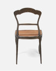 Made Goods Ithaca Rustic Bronze and Natural Outdoor Dining Chair