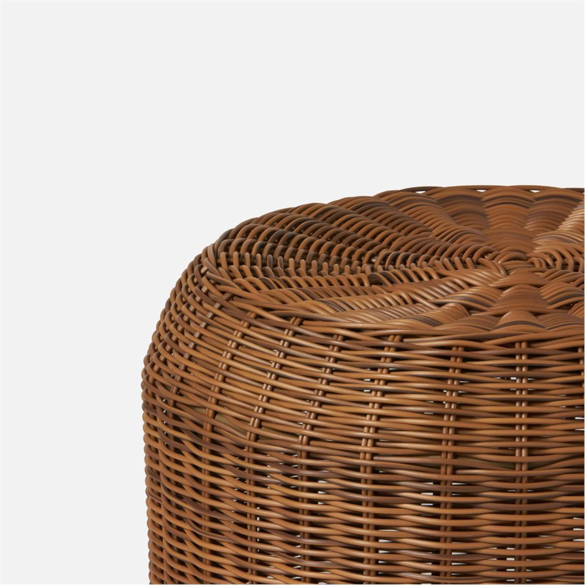 Made Goods Jareth Faux Wicker Outdoor Stool
