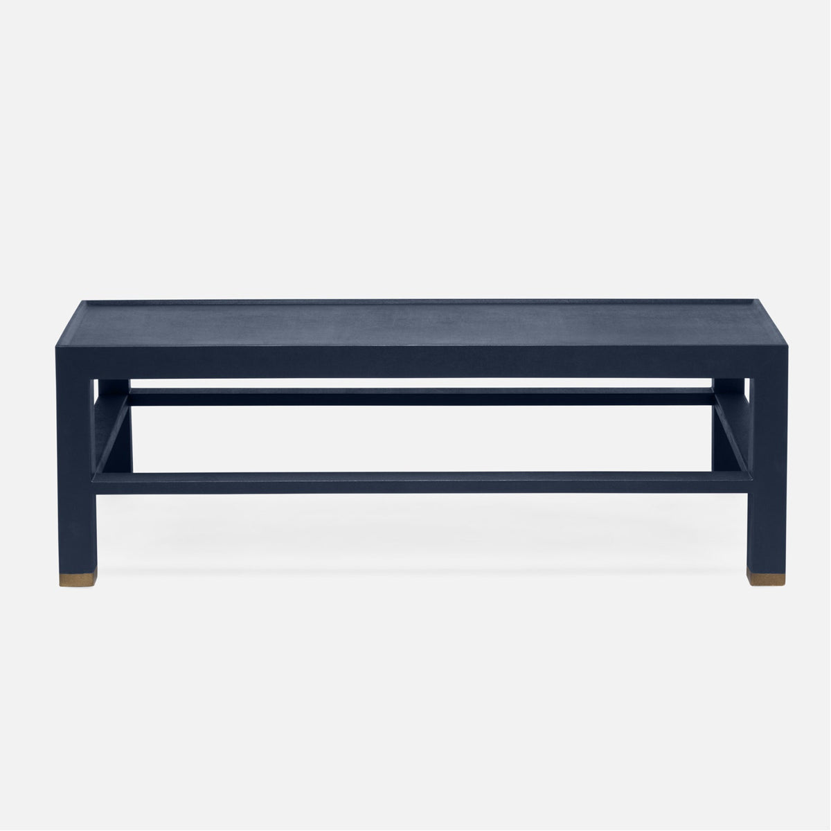 Made Goods Jarin Faux Belgian Linen Coffee Table