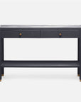 Made Goods Jarin Faux Belgian Linen Console Table