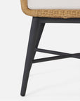 Made Goods Jolie Aluminum Outdoor Dining Chair in Volta Fabric