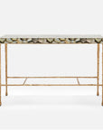 Made Goods Jovan Console Table in Silver Mop Shell