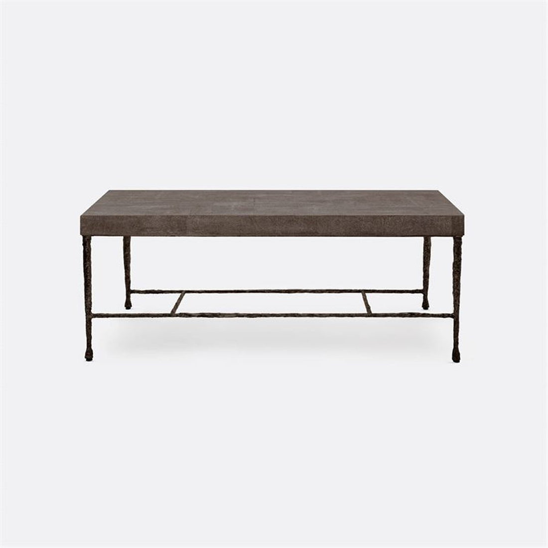Made Goods Jovan Coffee Table in Realistic Faux Shagreen