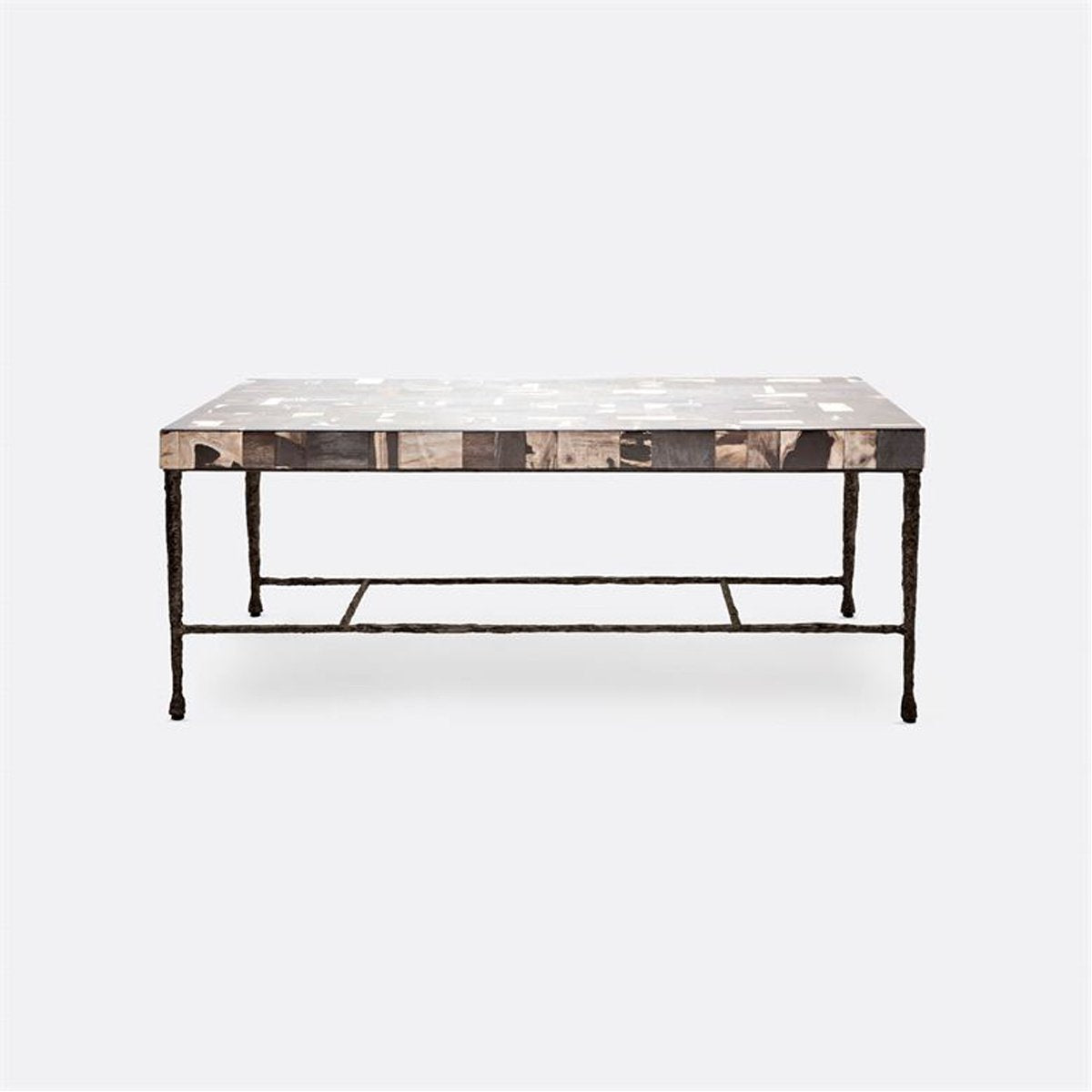 Made Goods Jovan Coffee Table in Mix Petrified Wood