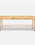 Made Goods Jovan Double Bench in Pagua Fabric