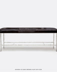 Made Goods Jovan Double Bench in Bassac Shagreen Leather