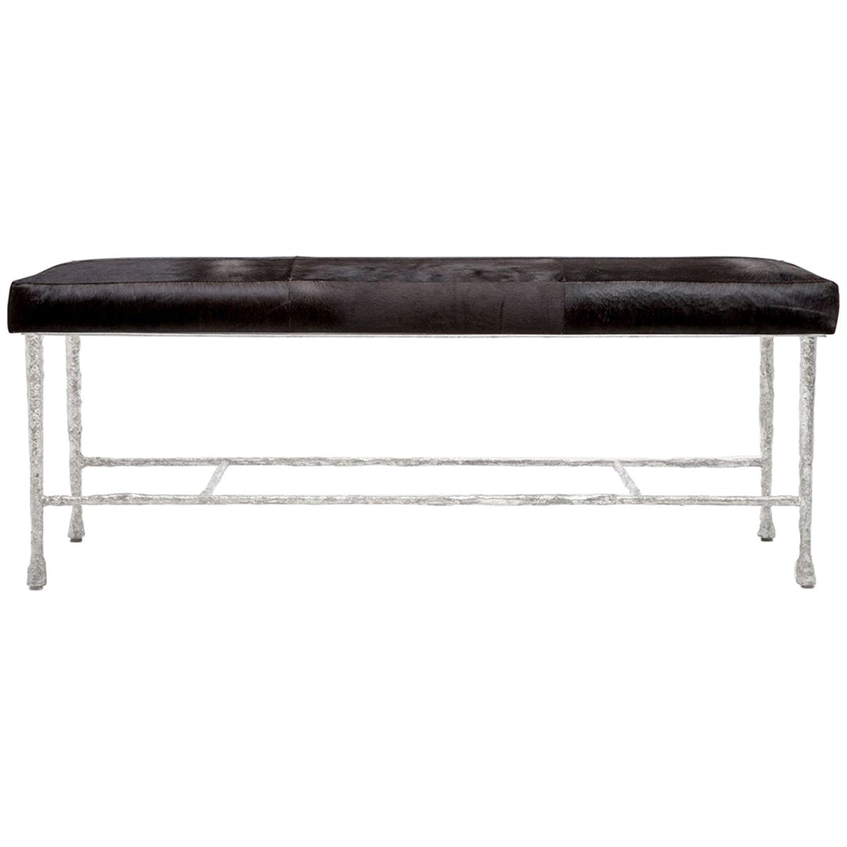 Made Goods Jovan Double Bench in Hair-On-Hide