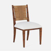 Made Goods Kiera Dining Chair in Marano Wool-On Lambskin