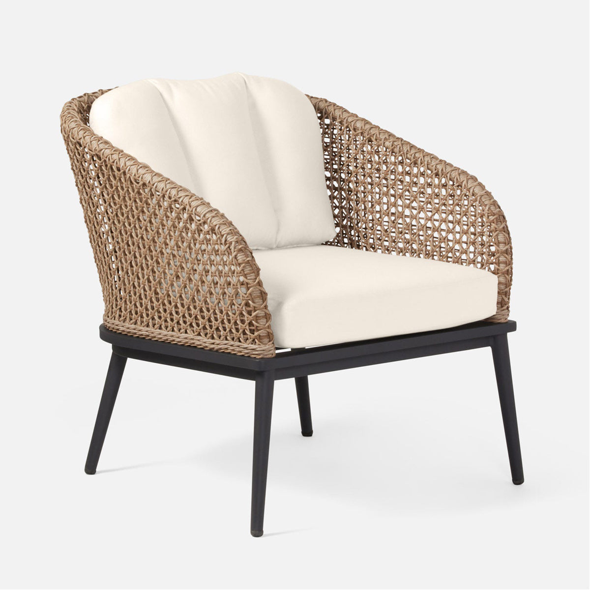 Made Goods Leandre Outdoor Lounge Chair in Clyde Fabric