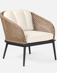 Made Goods Leandre Outdoor Lounge Chair in Clyde Fabric