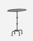 Made Goods Louise Accent Table in Black Nickel Aluminum