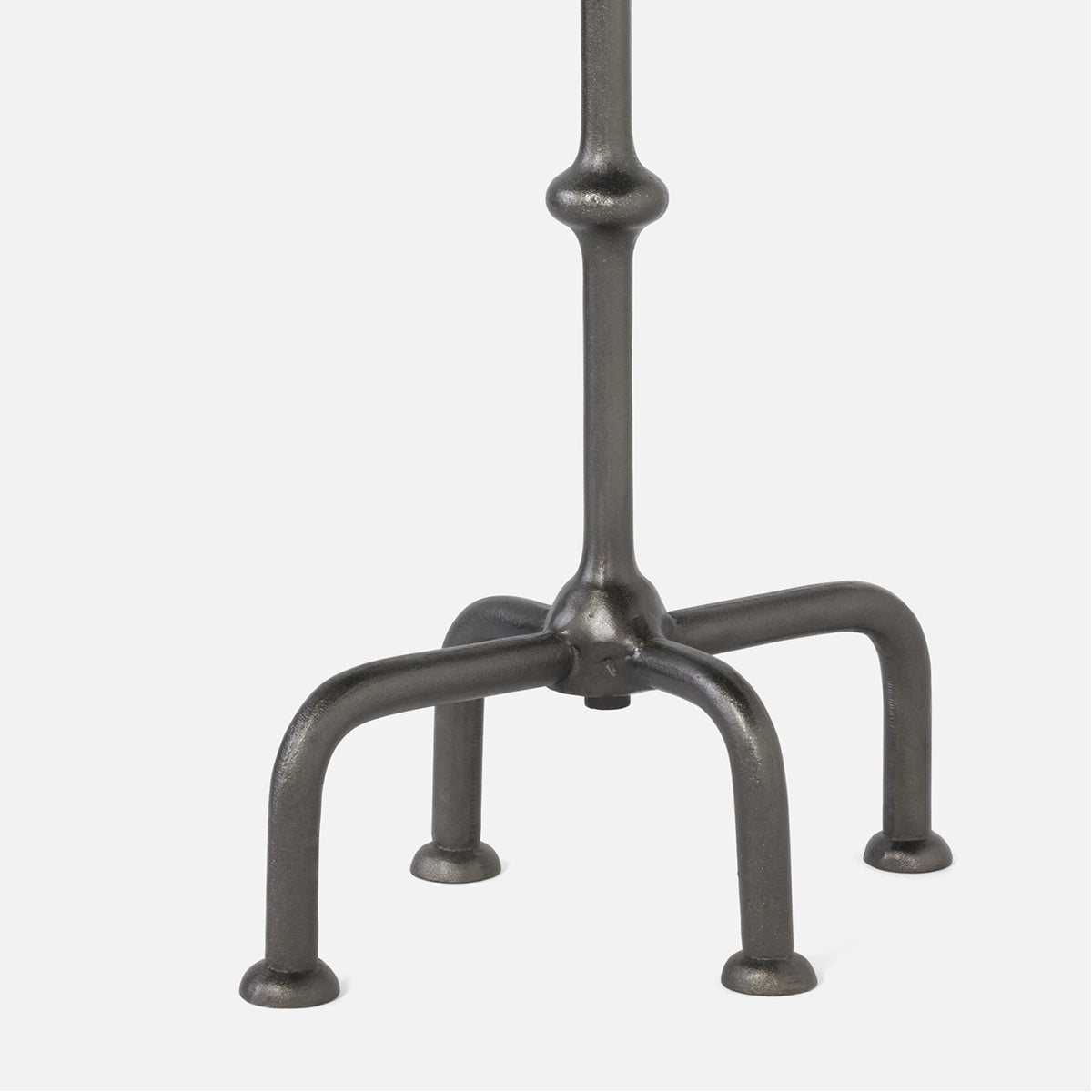 Made Goods Louise Accent Table in Black Nickel Aluminum