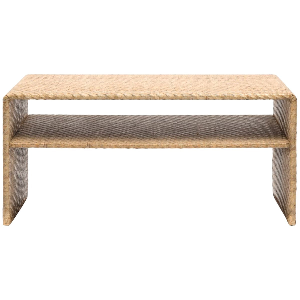 Made Goods Lynette Flat Rattan 72-Inch Console Table