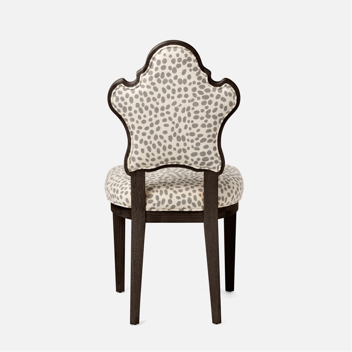 Made Goods Madisen Ornate Back Dining Chair in Brenta Cotton Jute