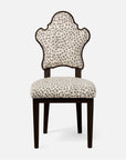 Made Goods Madisen Ornate Back Dining Chair in Nile Fabric