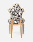 Made Goods Madisen Ornate Back Dining Chair in Arno Fabric
