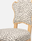 Made Goods Madisen Ornate Back Dining Chair in Clyde Fabric
