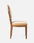 Made Goods Madisen Ornate Back Dining Chair in Brenta Cotton Jute